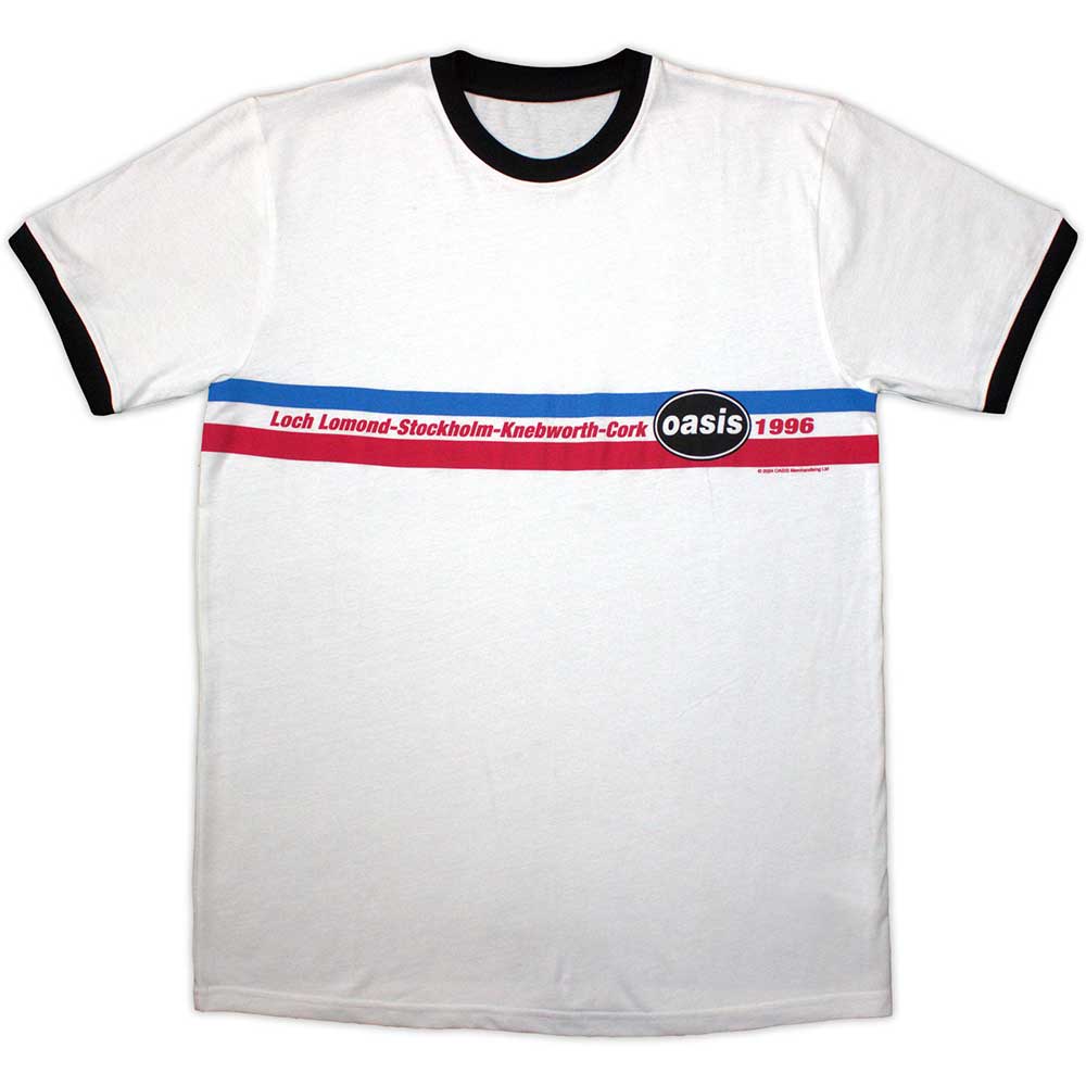 Oasis | 1996 Tour Horizontal Stripes - White