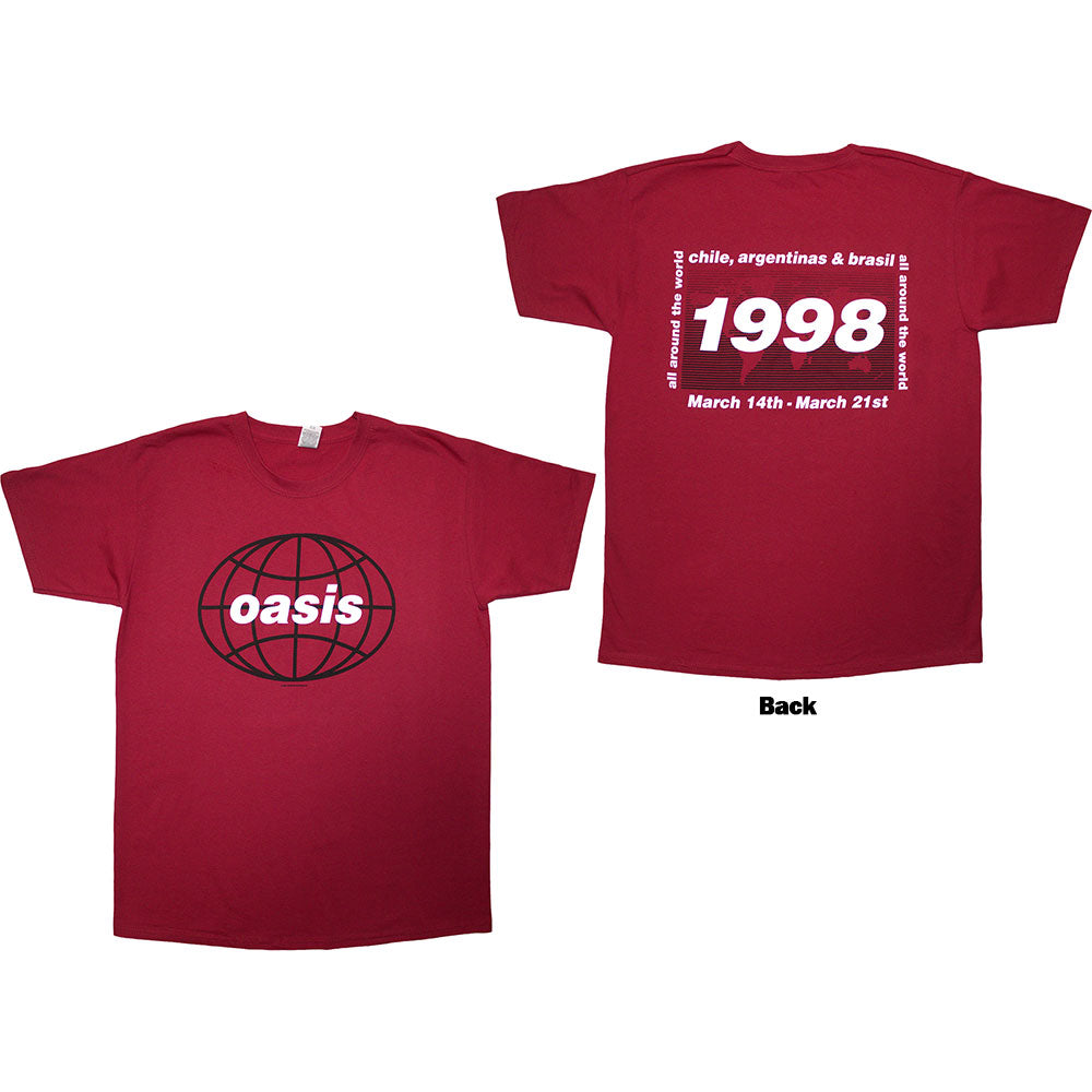 Oasis | 1998 World Tour - South America - Red