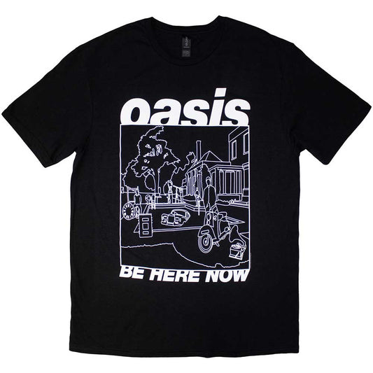 Oasis | Be Here Now Line Drawing - Black