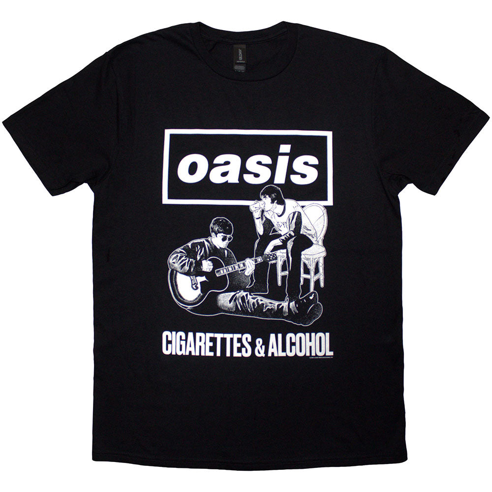 Oasis | Cigarettes & Alcohol Illustration Mono - Black