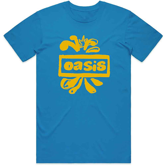 Oasis | Drawn Logo - T-Shirt Blue