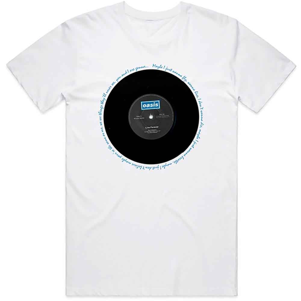 Oasis | Live Forever Single - T-Shirt White