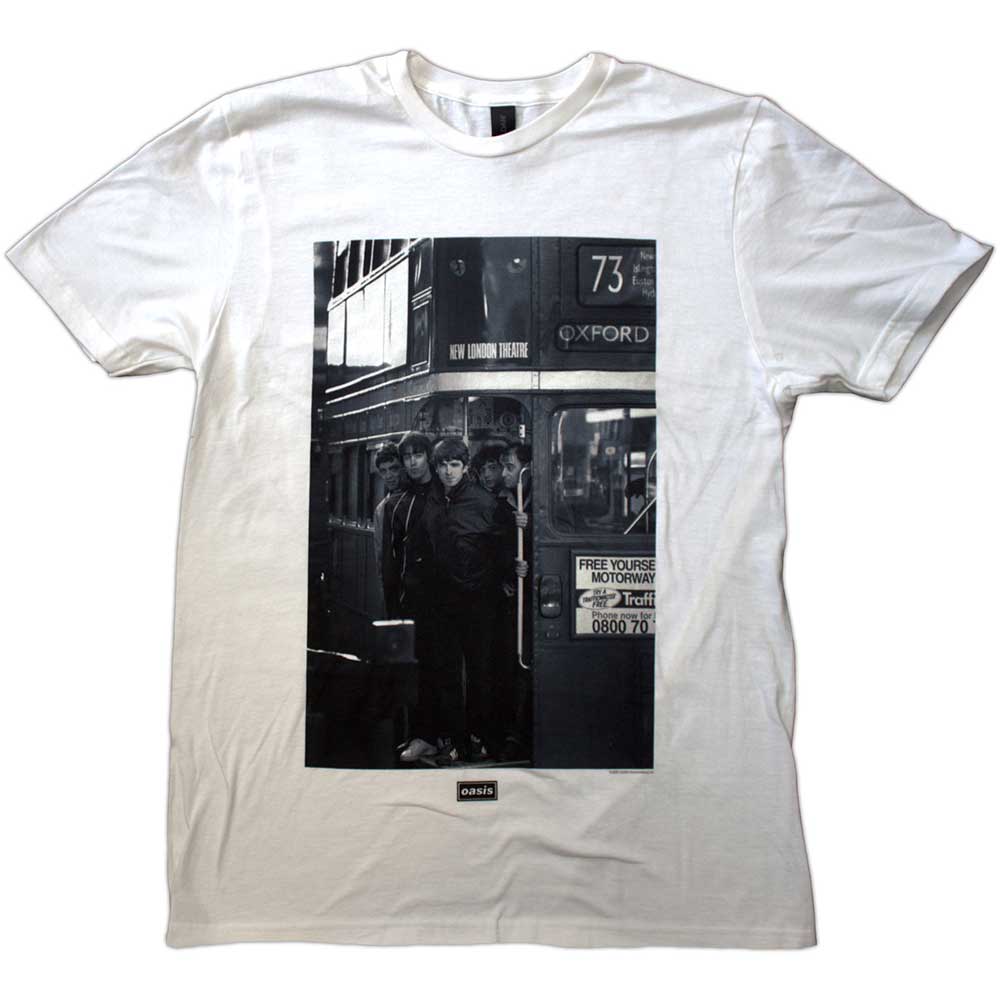 Oasis | London Bus Photo - White