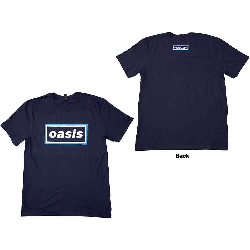 Oasis | Maine Road Event Logo - Blue