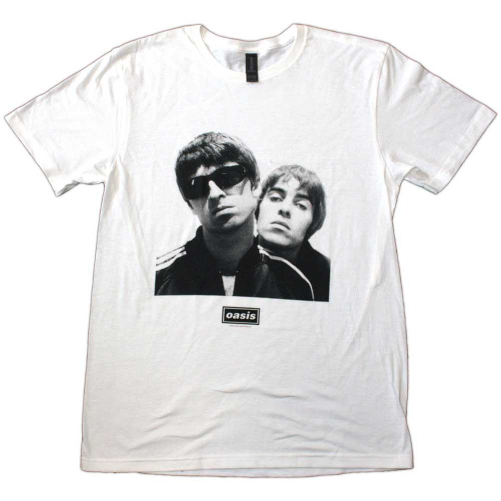 Oasis | Noel & Liam Square Photo - T-Shirt White