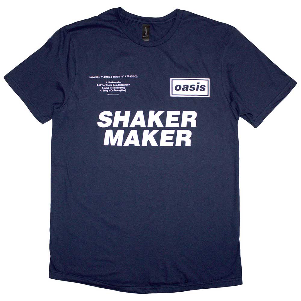 Oasis | Shakermaker Tracklisting - Blue