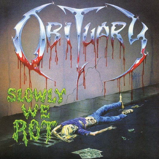 Obituary | Slowly We Rot (Remastered Expanded) (Corpse Blue With Blood Splatter Vinyl) - Vinyl
