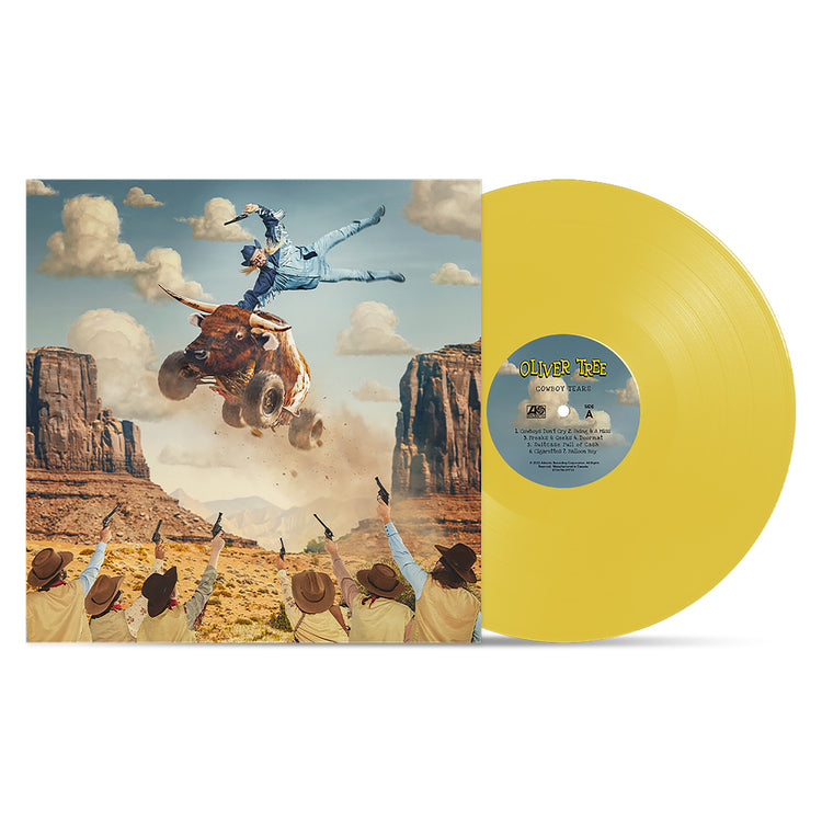 Oliver Tree | Cowboy Tears [Explicit Content] (Indie Exclusive, Colored Vinyl, Yellow) - Vinyl