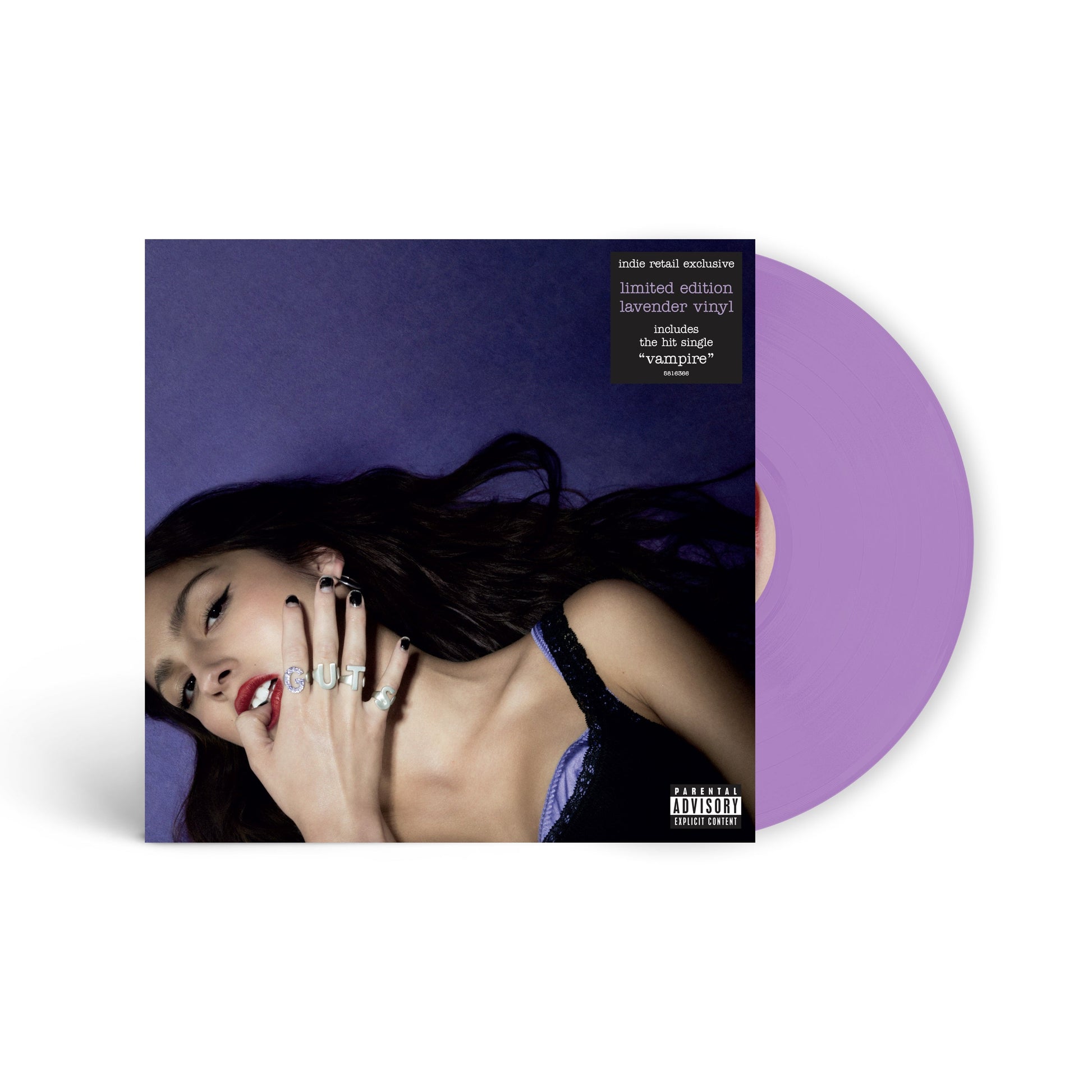Olivia Rodrigo | Guts [Explicit Content] (Indie Exclusive, Colored Vinyl, Lavender) - Vinyl