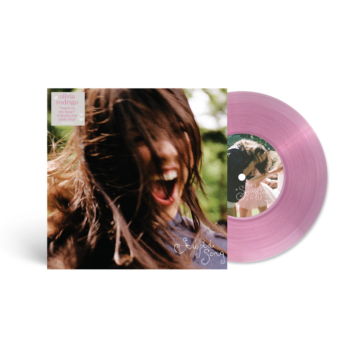Olivia Rodrigo | Stupid Song/ Stupid Song (Piano Version) (Translucent Pink Colored Vinyl) (7" Single) - Vinyl
