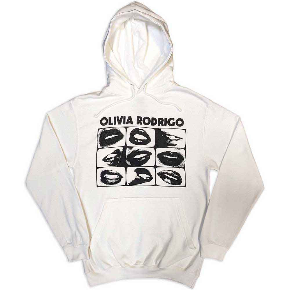 Olivia Rodrigo | Threshold Lips Grid - Sweatshirt White