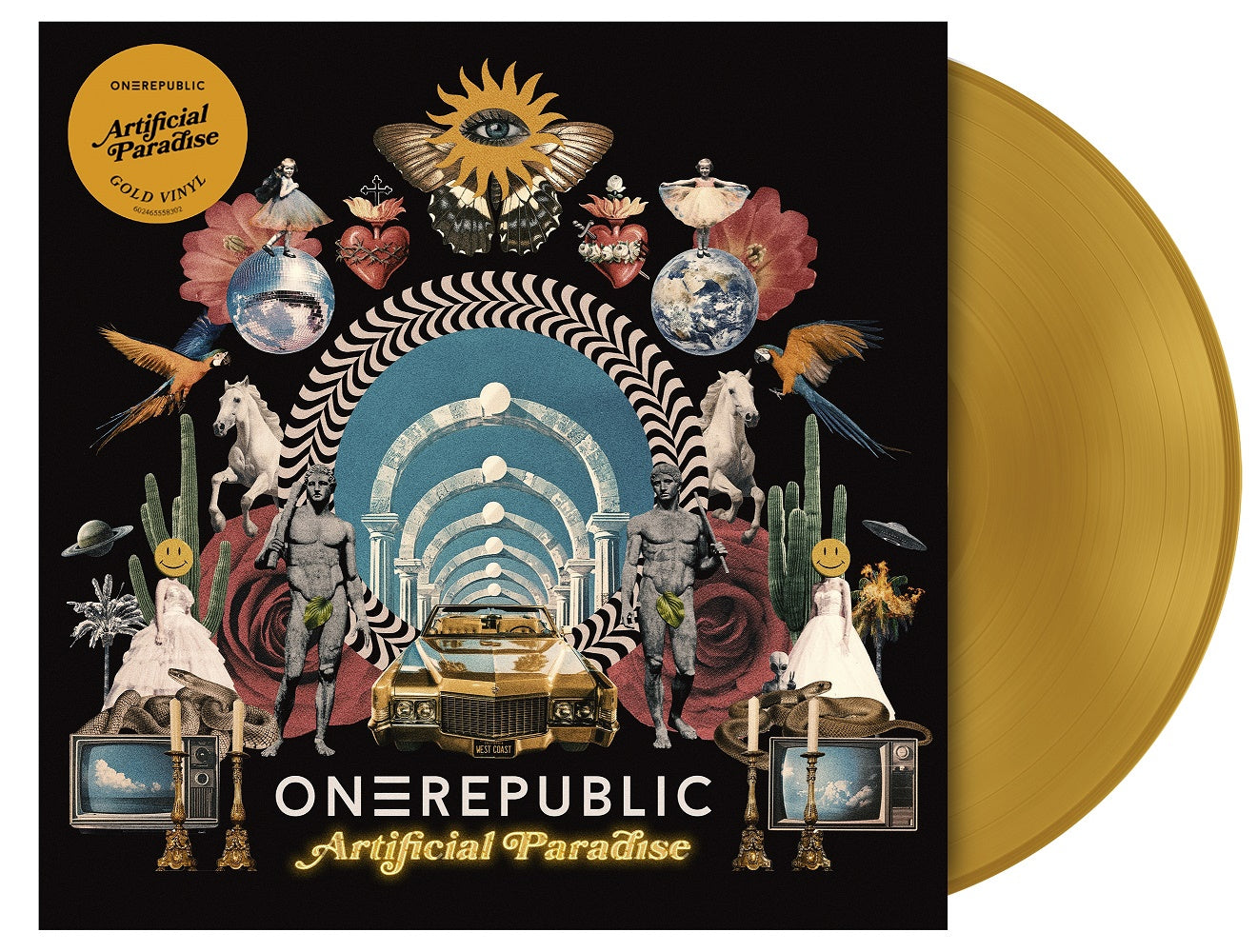 Onerepublic | Artificial Paradise (Colored Vinyl, Gold) - Vinyl