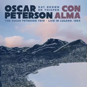 Oscar Peterson | Con Alma: The Oscar Peterson Trio Live In Lugano 1964 (RSD Exclusive, Limited Edition, Clear Vinyl, Blue) (RSD11.24.23) - Vinyl