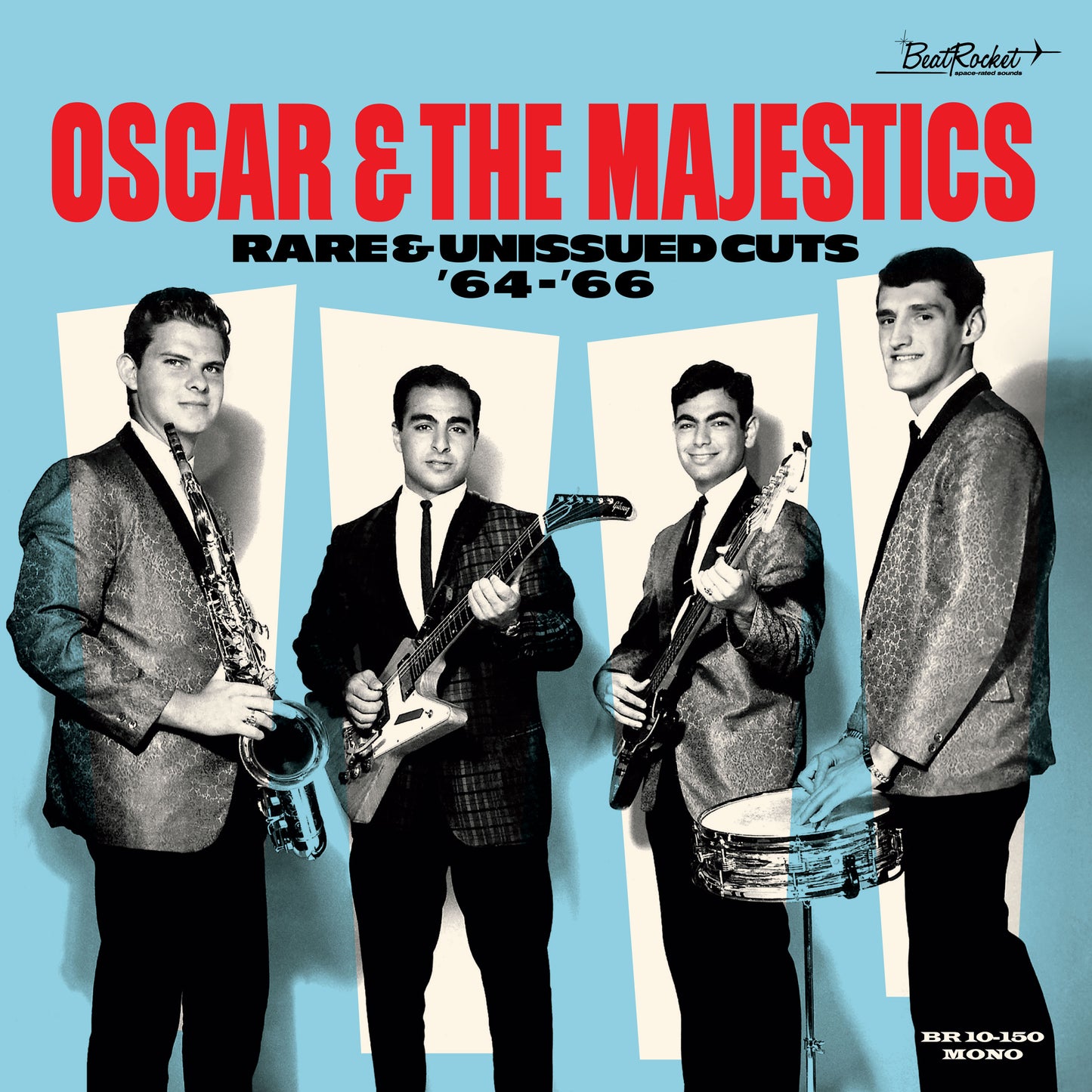 Oscar & the Majestics | Rare & Unissued Cuts '64-'66 (RED VINYL) - Vinyl