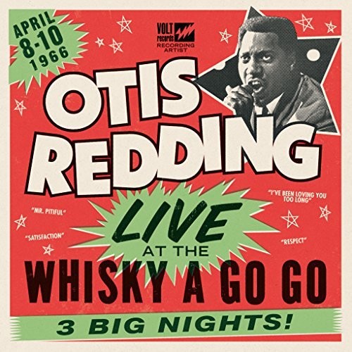 Otis Redding | Live At The Whiskey A Go Go (180 Gram Vinyl) (2 Lp's) - Vinyl