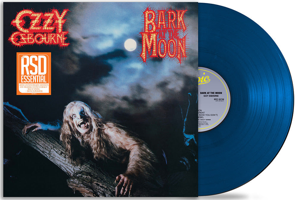 Ozzy Osbourne | Bark At The Moon: 40th Anniversary Edition (Indie Exclusive, Translucent Cobalt Blue Colored Vinyl) - Vinyl
