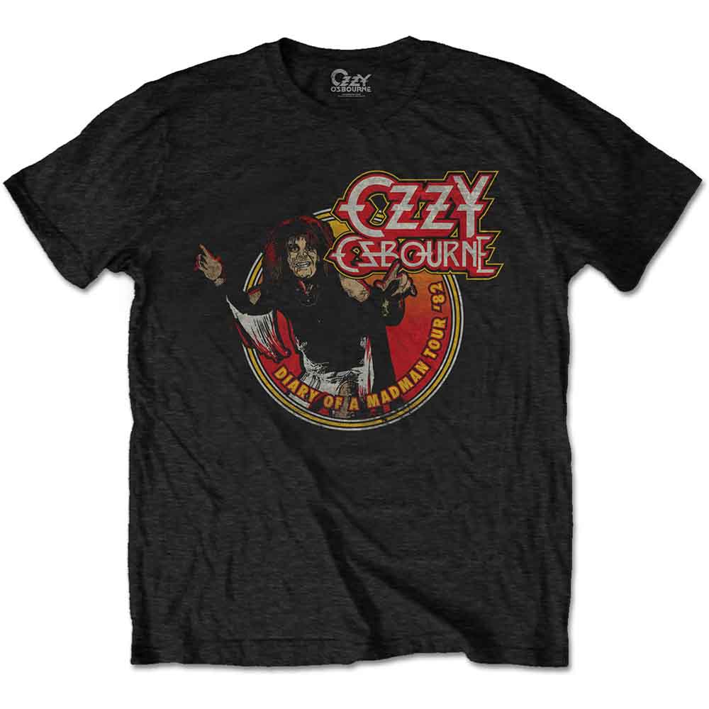 Ozzy Osbourne | Diary of a Mad Man Tour 1982 - T-Shirt Black