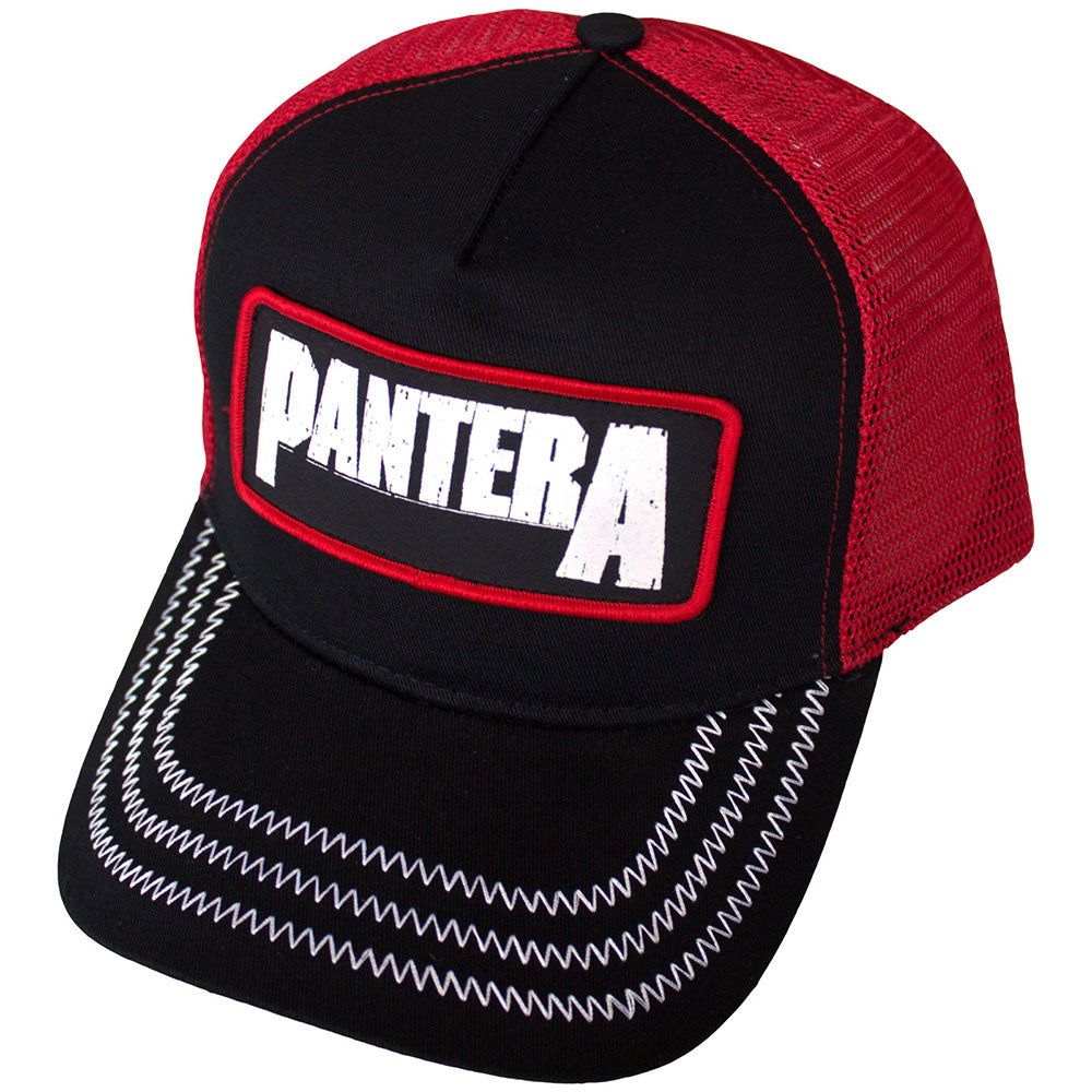 Pantera | B&W Patch - Black, Red