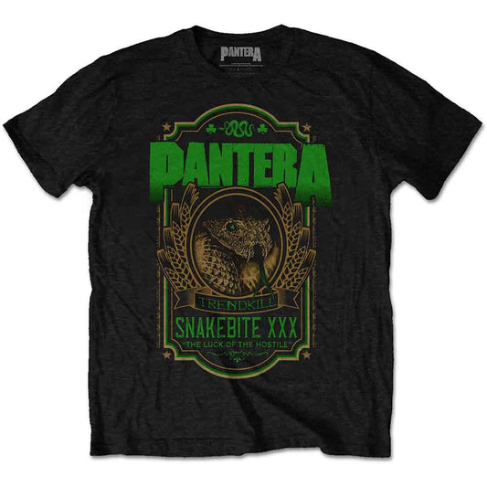 Pantera | Snakebite XXX Label - T-Shirt Black