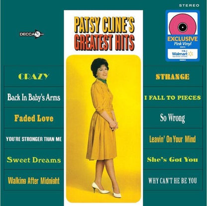 Patsy Cline | 12 Greatest Hits (Indie Exclusive, Pink Colored Vinyl) - Vinyl