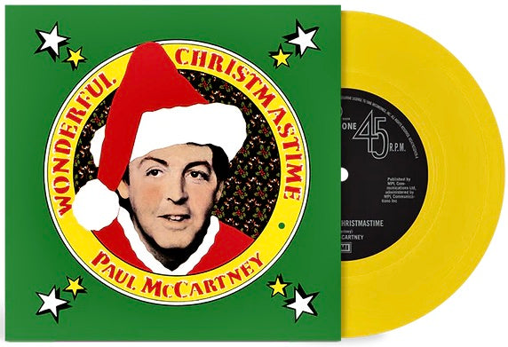 Paul McCartney | Wonderful Christmastime [Canary Yellow 7" Single] - Vinyl