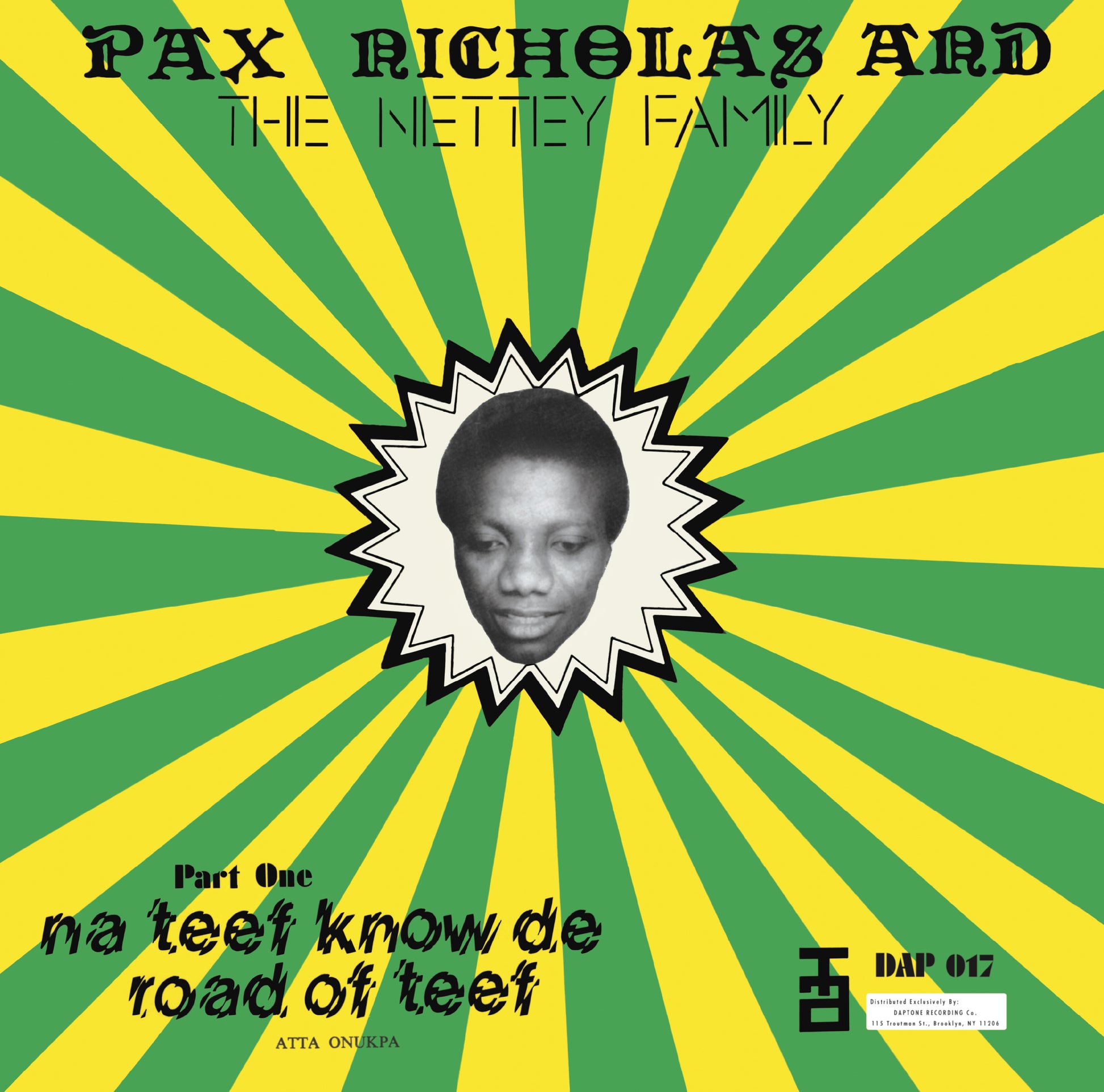 Pax Nicholas And The Netty Family | Na Teef Know De Road Of Teef - CD
