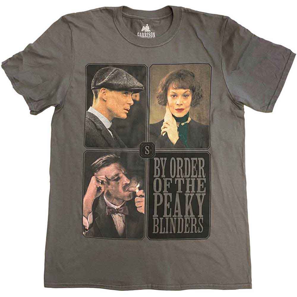 Peaky Blinders | Portraits Grid - T-Shirt Grey