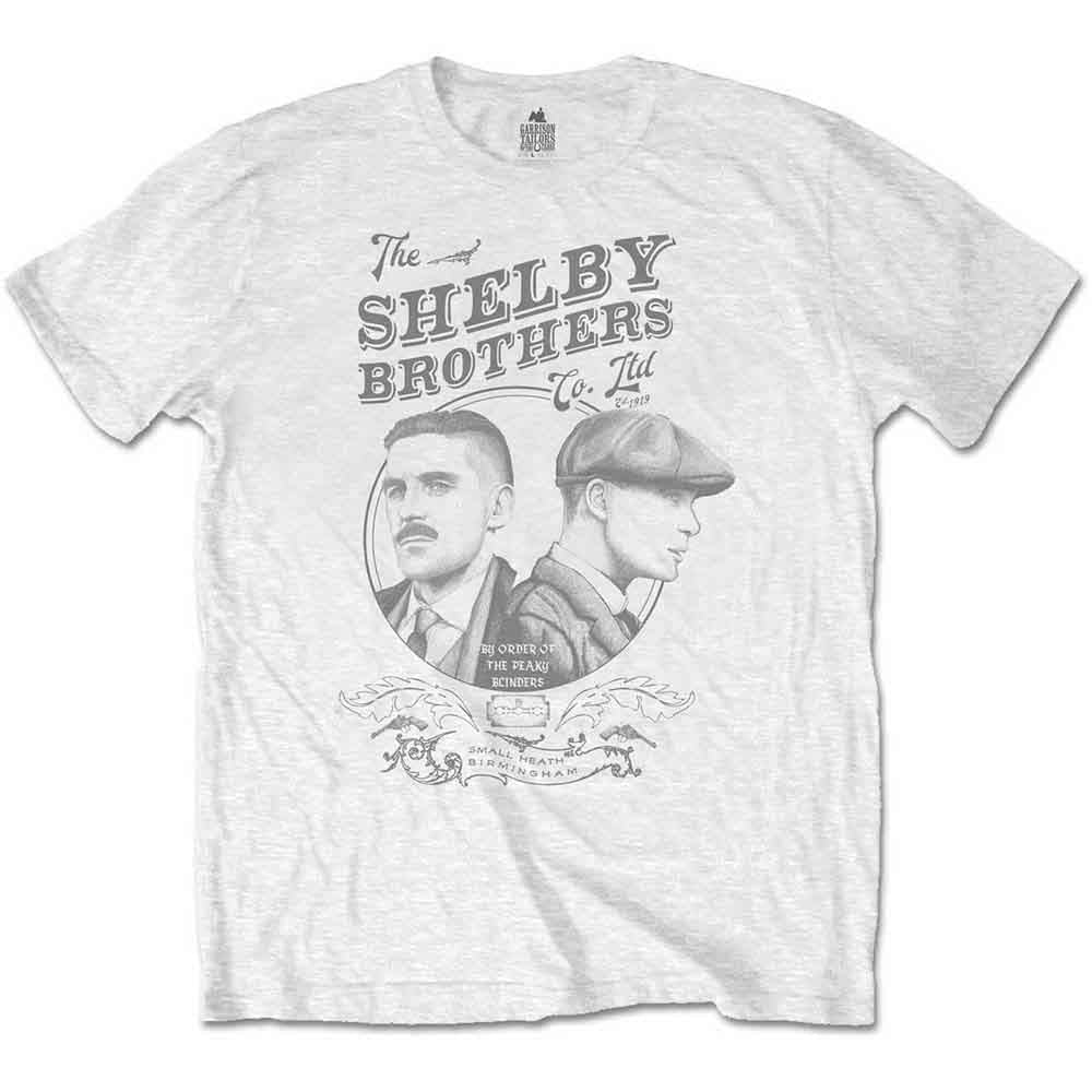 Peaky Blinders | Shelby Brothers Circle Faces - T-Shirt White
