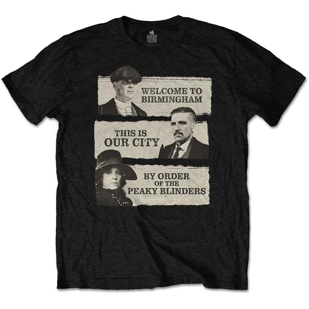 Peaky Blinders | This Is Our City - T-Shirt Black
