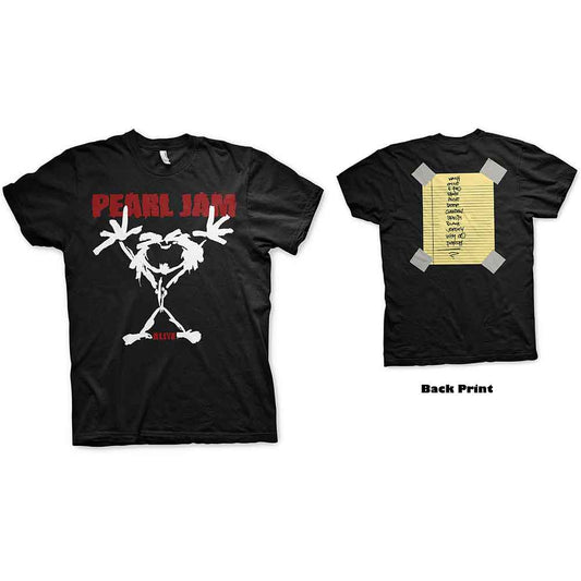 Pearl Jam | Stickman - T-Shirt Black