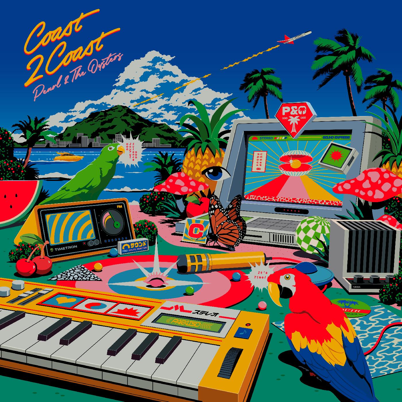 Pearl & The Oysters | Coast 2 Coast (BLUE WAVE VINYL) - Vinyl