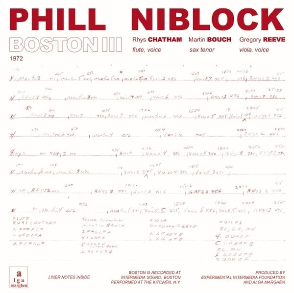 PHILL NIBLOCK | Boston/Tenor/Index - CD