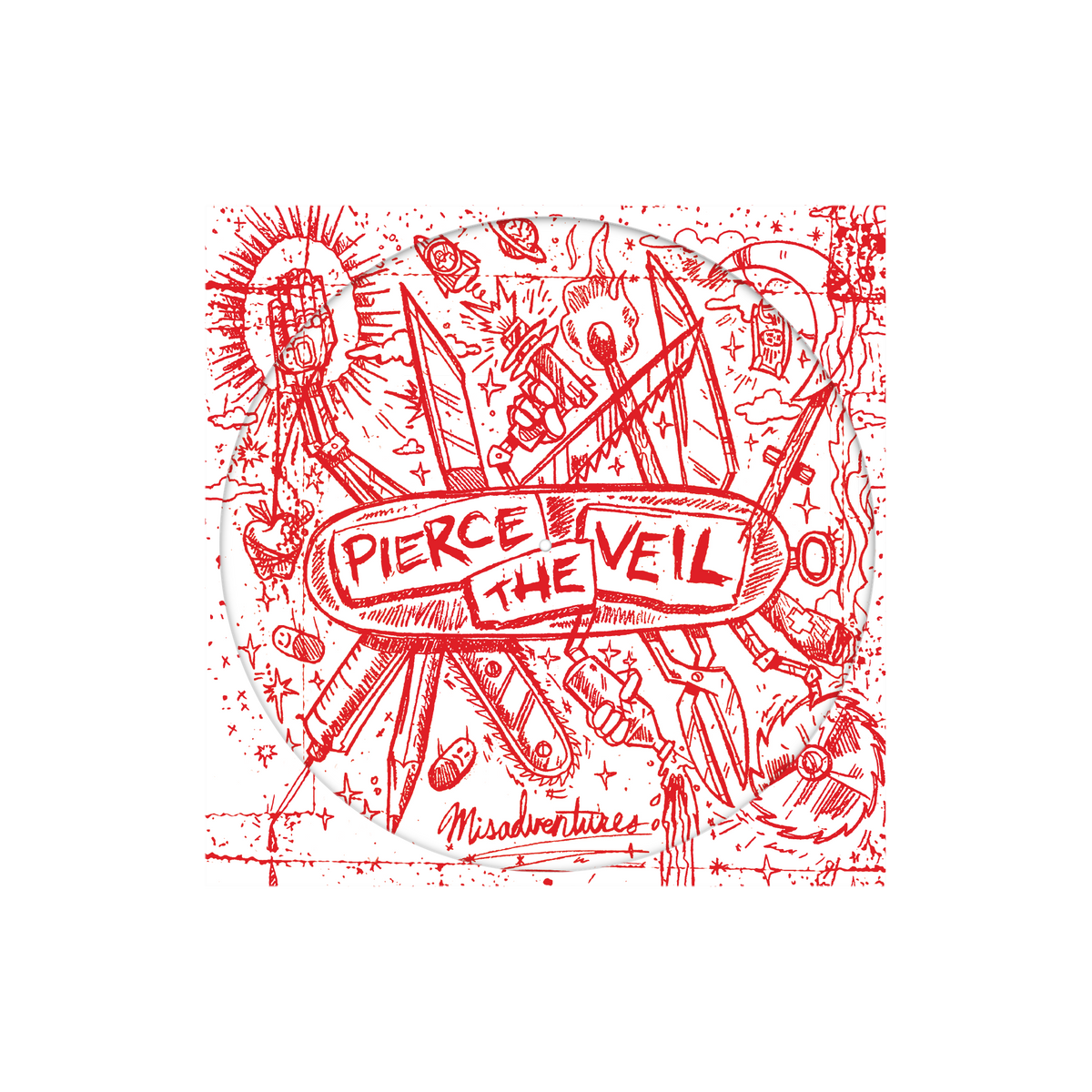 Pierce The Veil | Misadventures [Explicit Content] (Limited Edition, Picture Disc Vinyl) - Vinyl