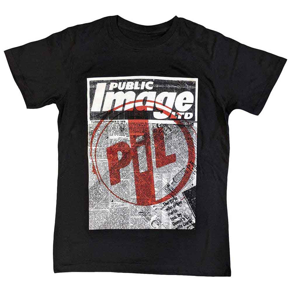PIL (Public Image Ltd) | Poster - T-Shirt Black