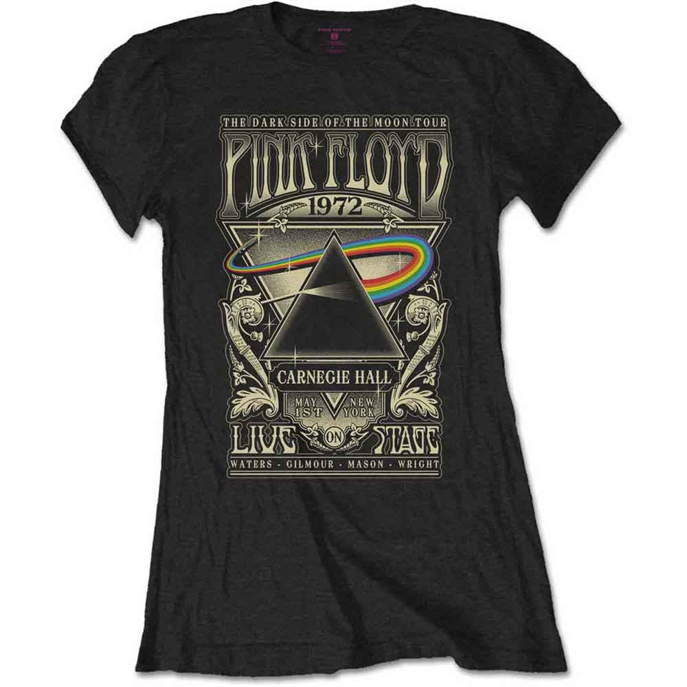 Pink Floyd | Carnegie Hall Poster - T-Shirt Black