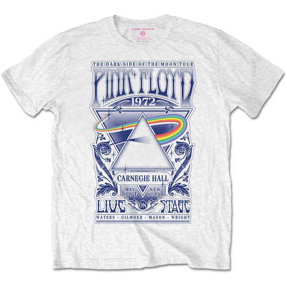 Pink Floyd | Carnegie Hall Poster - T-Shirt White