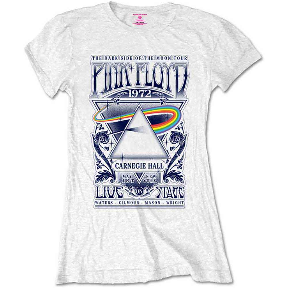 Pink Floyd | Carnegie Hall Poster - T-Shirt White