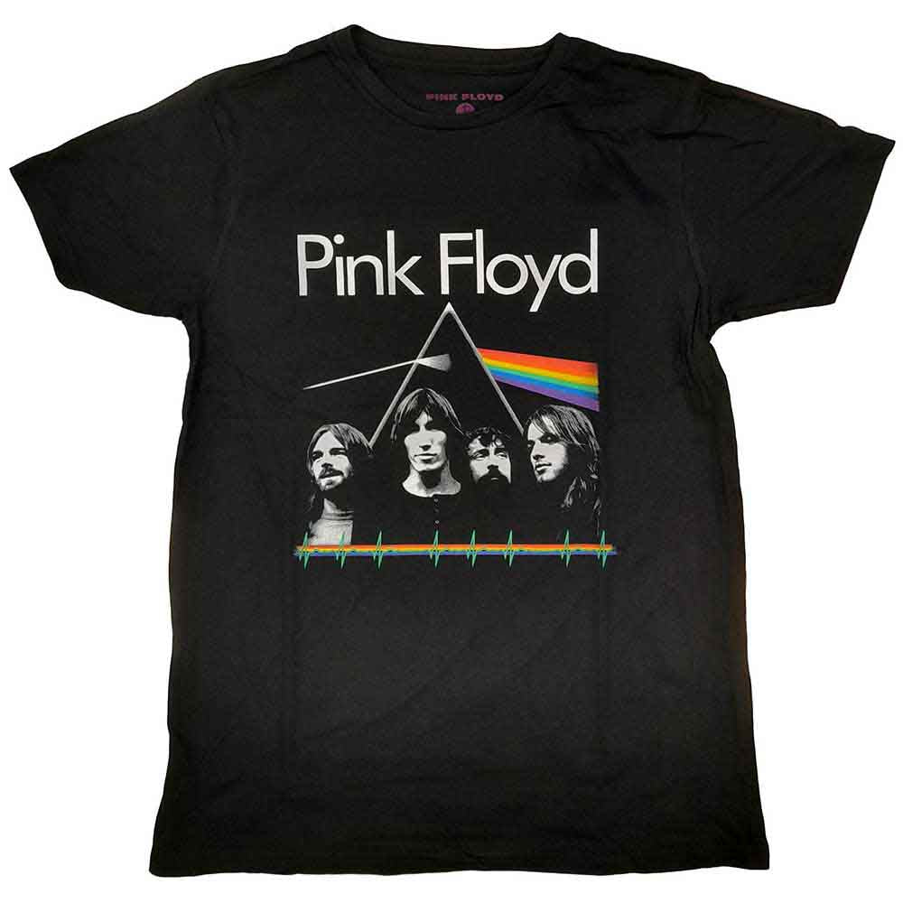 Pink Floyd | Dark Side of the Moon Band & Pulse - T-Shirt Black