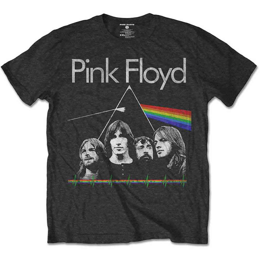 Pink Floyd | Dark Side of the Moon Band & Pulse - T-Shirt Grey