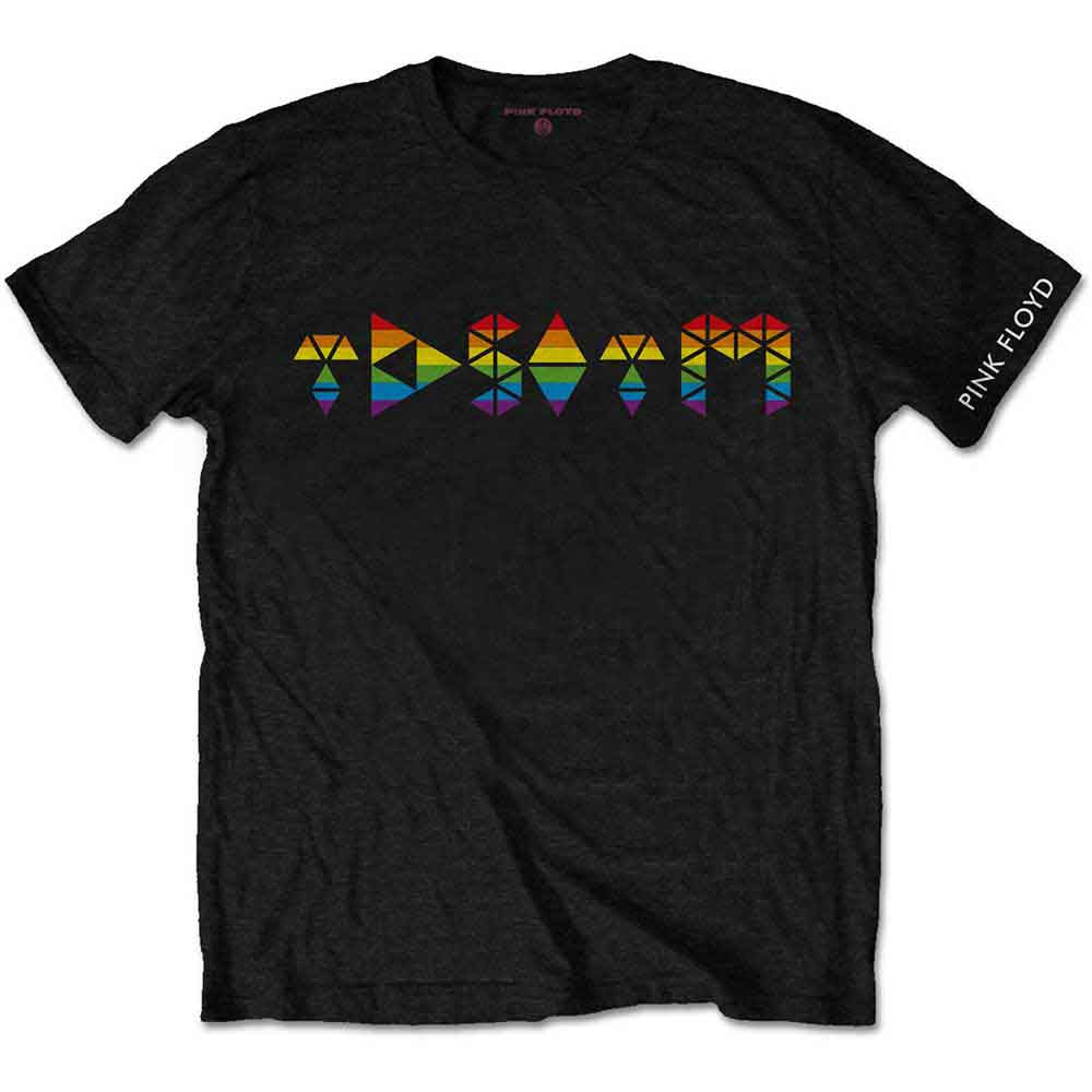 Pink Floyd | Dark Side Prism Initials - T-Shirt Black