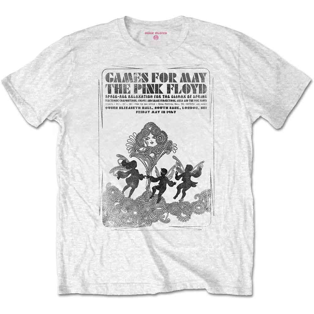 Pink Floyd | Games For May B&W - T-Shirt White
