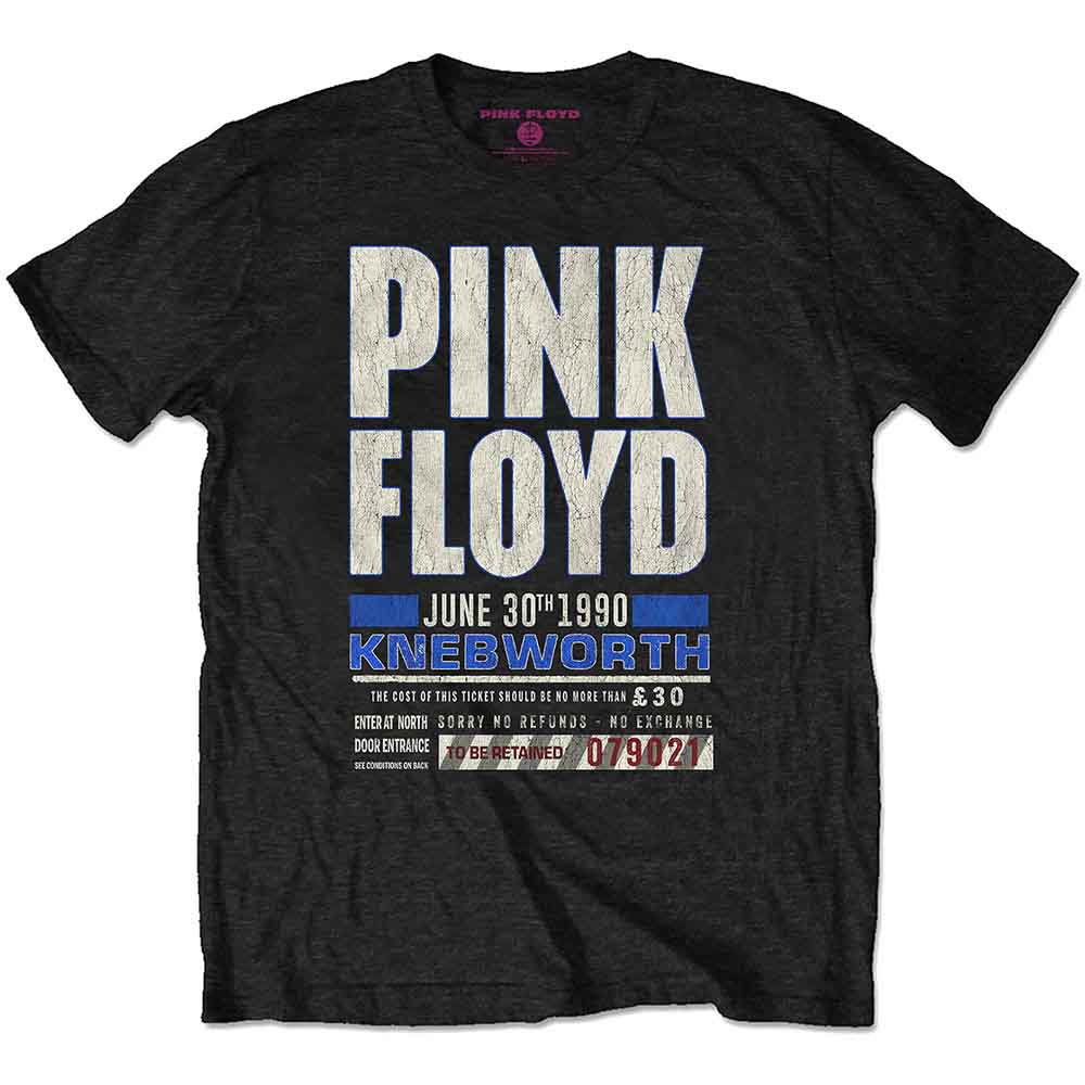 Pink Floyd | Knebworth '90 Red - T-Shirt Black