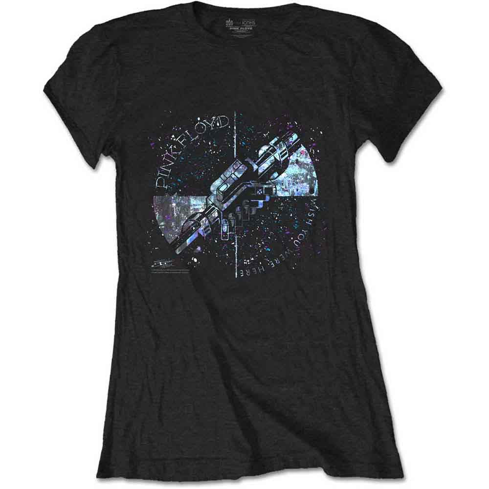 Pink Floyd | Machine Greeting Blue - T-Shirt Black