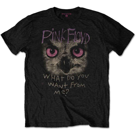 Pink Floyd | Owl - WDYWFM? - T-Shirt Black