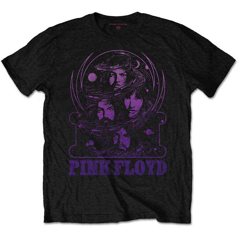 Pink Floyd | Purple Swirl - T-Shirt Black