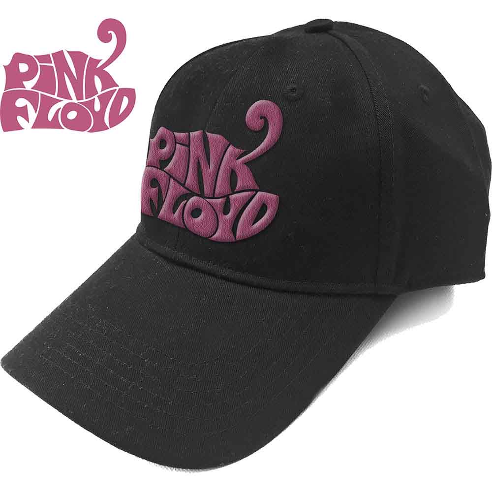 Pink Floyd | Retro Swirl Logo - Hat Black