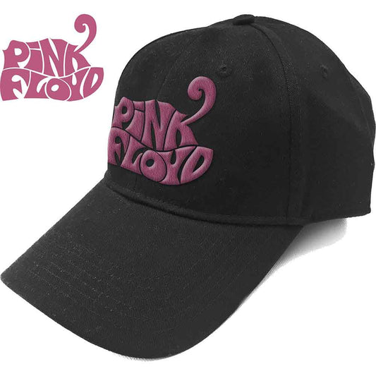 Pink Floyd | Retro Swirl Logo - Hat Black