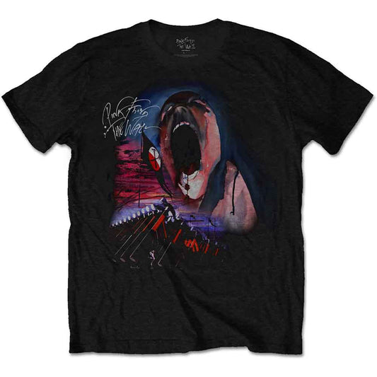 Pink Floyd | The Wall Scream & Hammers - T-Shirt Black