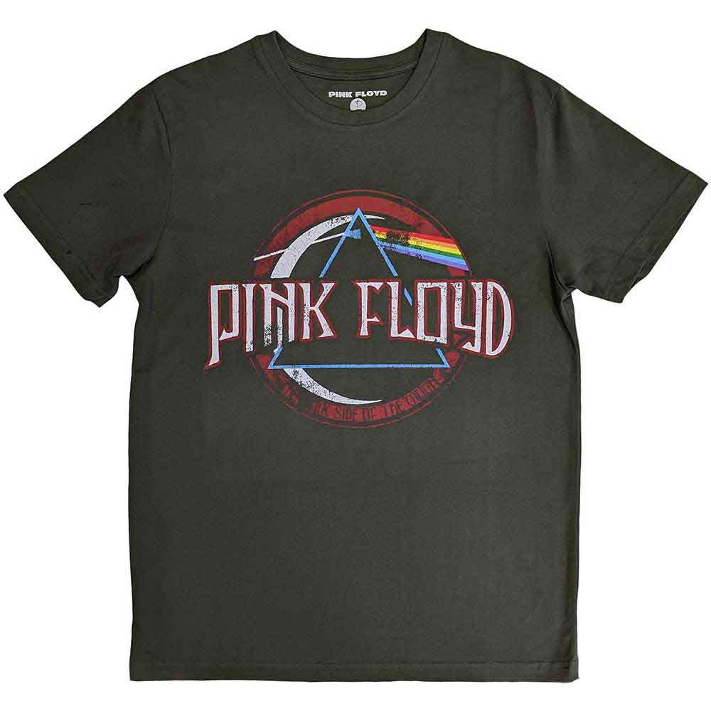 Pink Floyd | Vintage Dark Side of the Moon Seal - T-Shirt Green