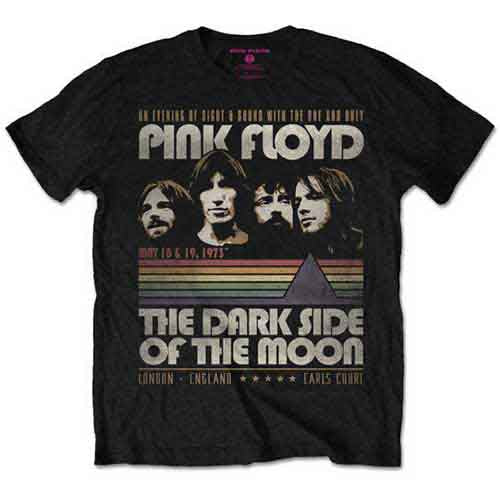 Pink Floyd | Vintage Stripes - T-Shirt Black
